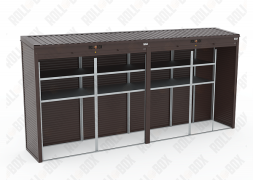 Шкаф уличный ROLL‑BOX VILLAGE ROOF XL-2.1