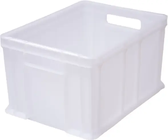 Ящик пластиковый сплошной, 400×300×230 мм, 21.6 л, чёрный [703.03.01]