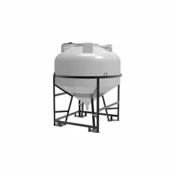 Емкость ЦКТ 3000л с патрубком 90мм белая в обрешетке