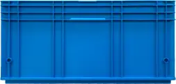 Ящик перфорированный 594x396x280 мм, 51 л, голубой