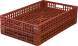 Ящик пластиковый перфорированный, 740x465x102 мм, 25 л, красный [402]