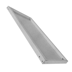 Полка металлическая для стеллажей Практик MS U 150х30, 1500x300 мм, серебристый [S24799307158] 