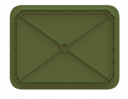 Лоток кондитерский сплошной (435х335х110)