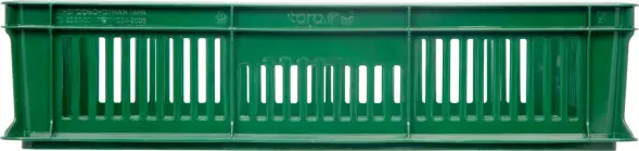 Ящик пластиковый перфорированный, 600×400×140 мм, 27 л, синий [705.01.01]