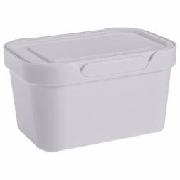 Ящик с крышкой универсальный Luxe, 1,9л, светло-серый