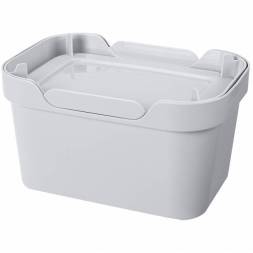 Ящик с крышкой универсальный Luxe, 1,9л, светло-серый