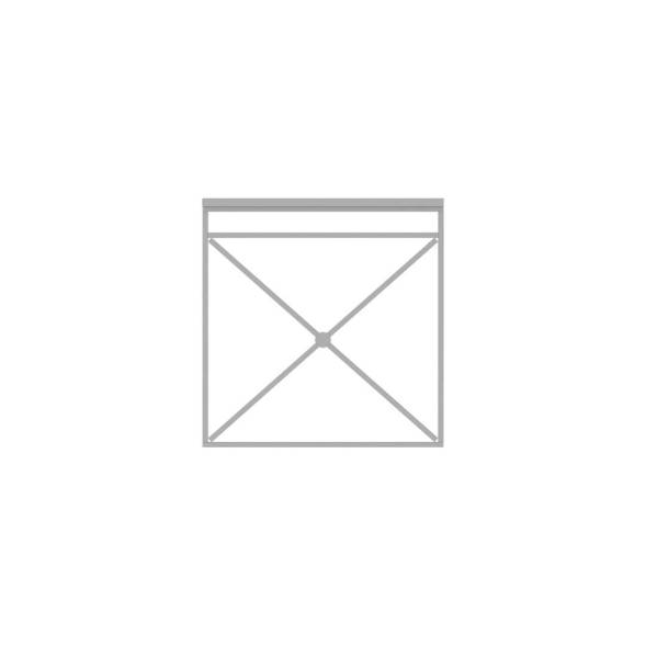 Ограждение пешеходное Крест укороченные секции