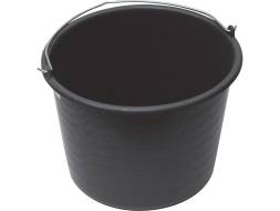 Ведро строительное пластиковое, 20 л, черный [4149]