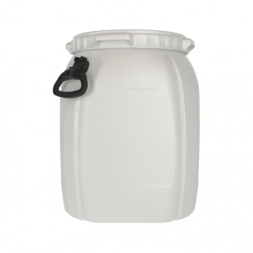 Бочка пластиковая с резьбовой крышкой Quadro, 52 л, белый [БП52.04/04]