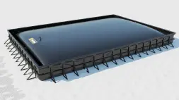 Емкость мягкая ПВХ 25 кубов для КАС красный