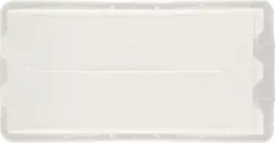 Ящик сплошной пластиковый, 600x300x195 мм, 27 л, белый [417 м]