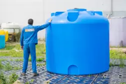 Емкость TR 8000 усиленная под плотность до 1.5 г/см3 синий