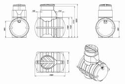 Биофильтр "Rostok" плюс черный