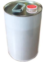 Банка металлическая, 5 л, БЖ 5, берикап 42мм, белый