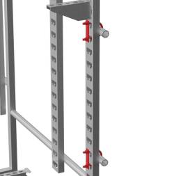 Комплект крепежа для установки стойки