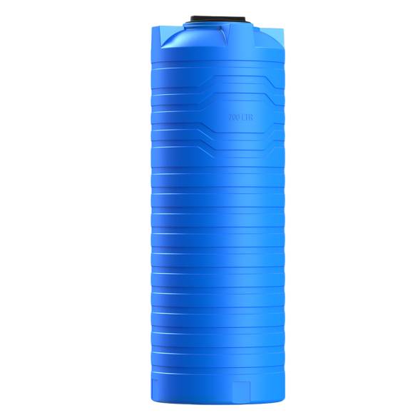 Емкость пластиковая цилиндрическая вертикальная, 700 л, синий [TN700S13]