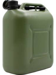 Канистра пластиковая для хранения и перевозки топлива, 20 л, зеленый [4082]