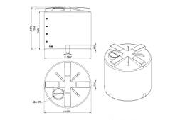 Емкость TH 5000 л