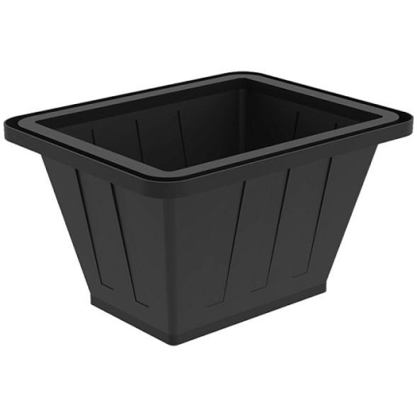 Ванна пластиковая пищевая К, 200 л, HDPE, черный [132.0200.899.000] в Самаре