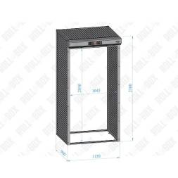 Шкаф уличный ROLL‑BOX DESIGN-VILLAGE 23.115.090-V1 (№1)