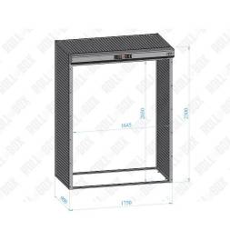Шкаф уличный ROLL‑BOX DESIGN-VILLAGE 23.175.090-V1 (№1)