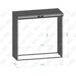Шкаф уличный ROLL‑BOX DESIGN-VILLAGE 23.235.090-V1 (№1)