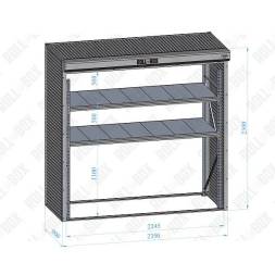 Шкаф уличный ROLL‑BOX DESIGN-VILLAGE 23.235.090-V1 (№1)